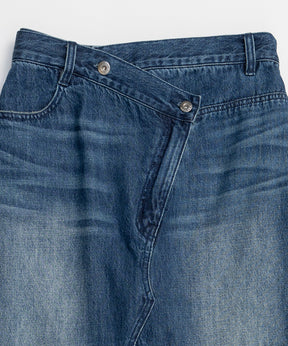 [26SPRING PRE-ORDER] 레이어드 스커트 데님 팬츠