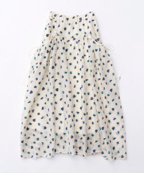 【PRE-ORDER】Floral Pattern Jacquard Voluminous Skirt