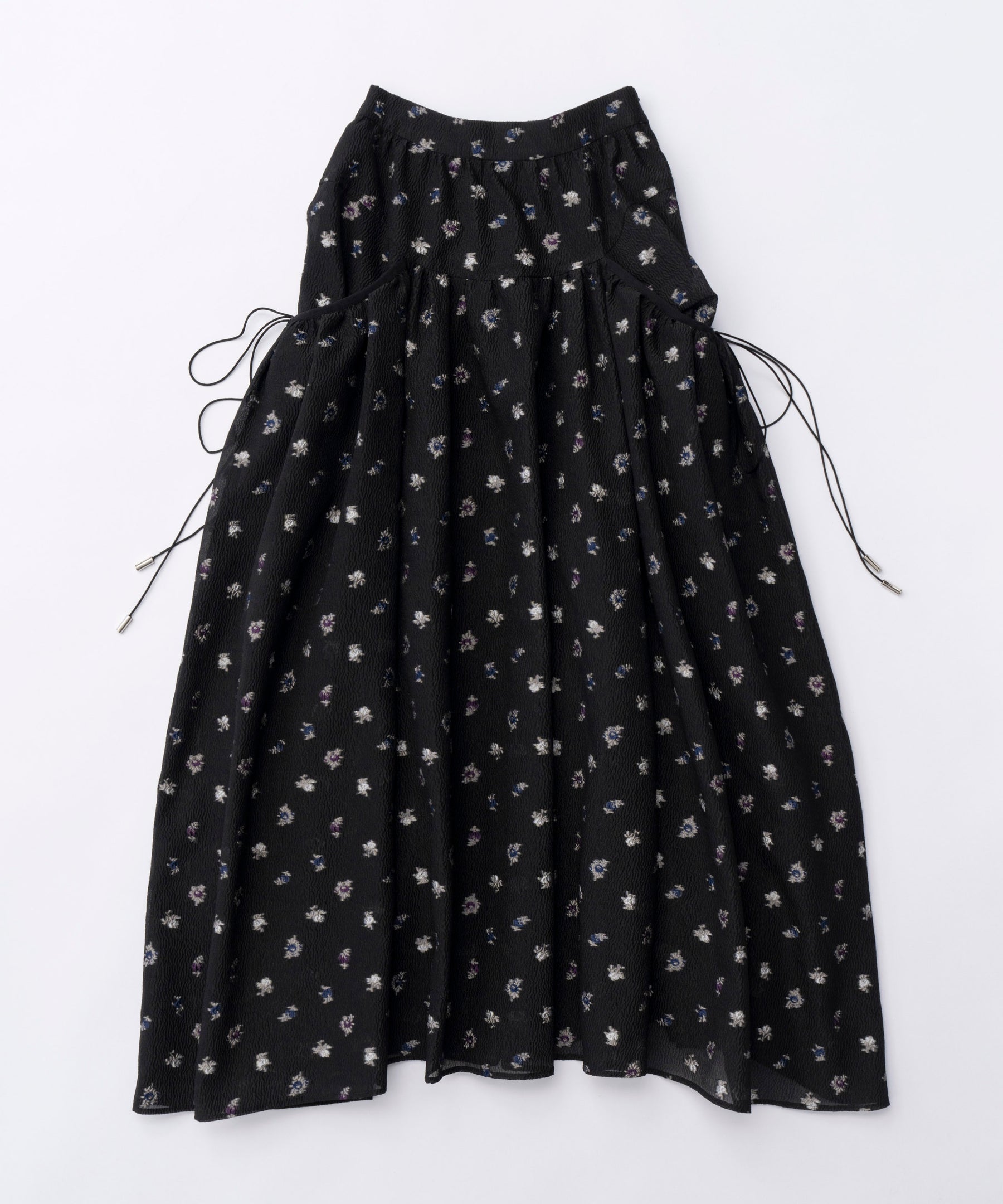 PRE-ORDER】Floral Pattern Jacquard Voluminous Skirt