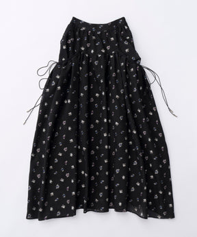 【PRE-ORDER】Floral Pattern Jacquard Voluminous Skirt