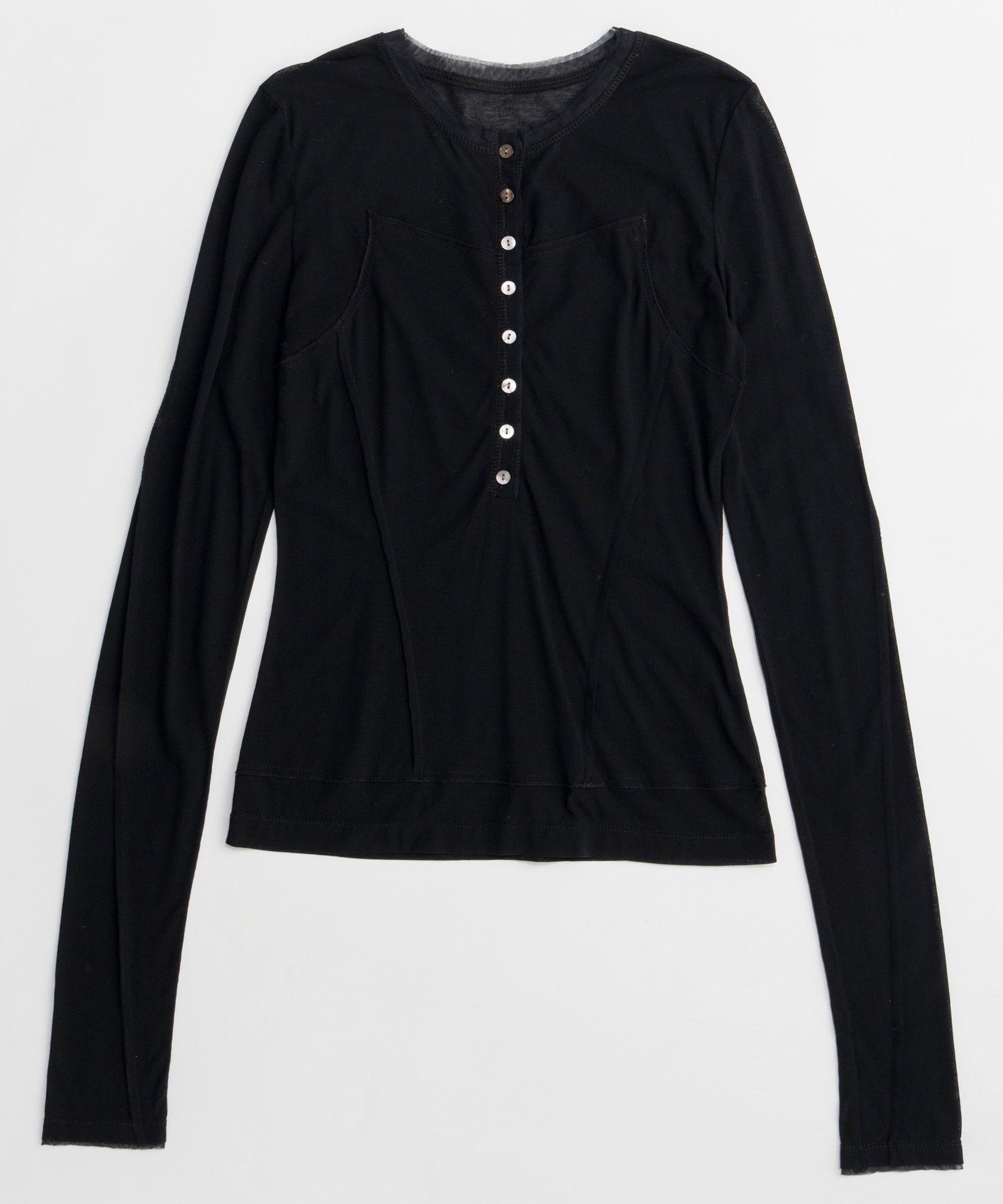 【26SPRING PRE-ORDER】Henley Neck Top