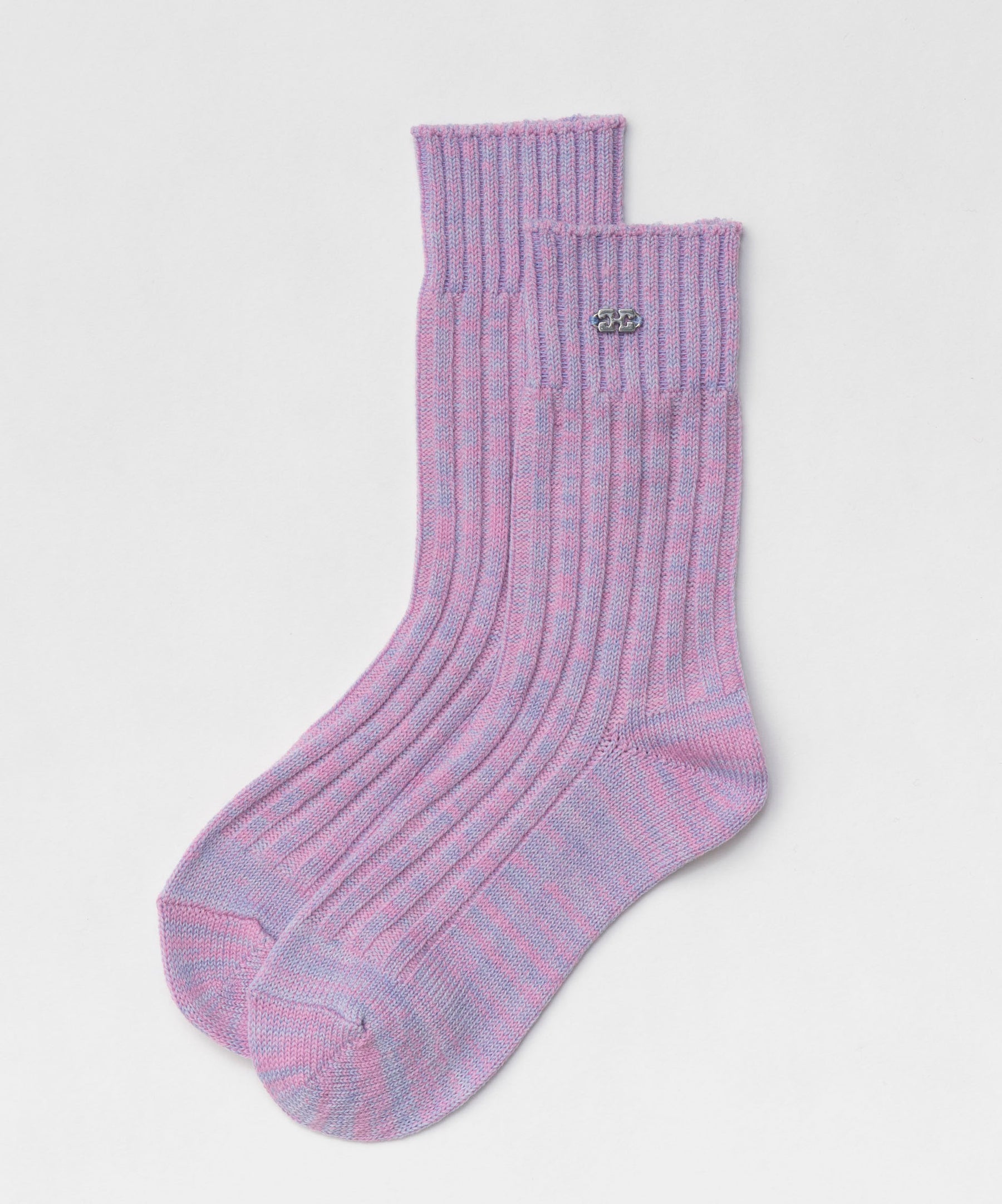 【GANNI】Winter Melange Ribber Socks