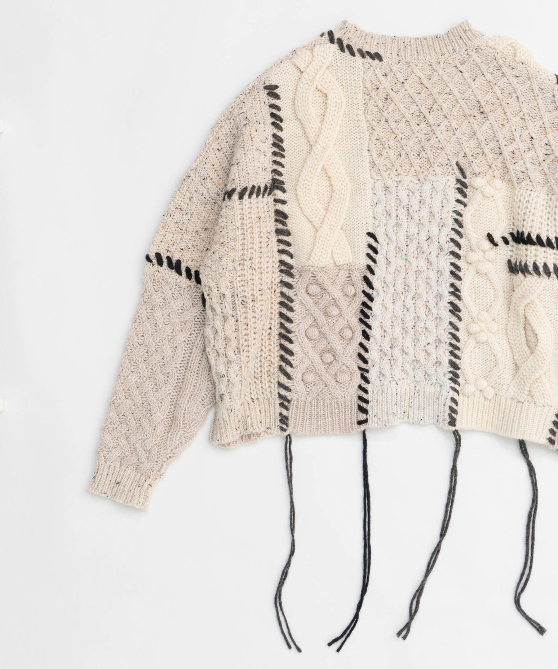 【24WINTER PRE-ORDER】Cable Knitting Stitch Knit Tops