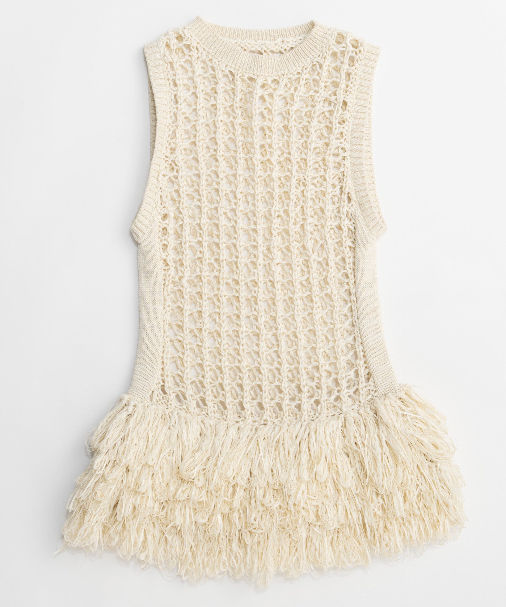 [26SPRING PRE-ORDER]프린지 메쉬 조끼