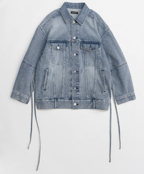 【26SPRING PRE-ORDER】2WAY Over Denim Jacket