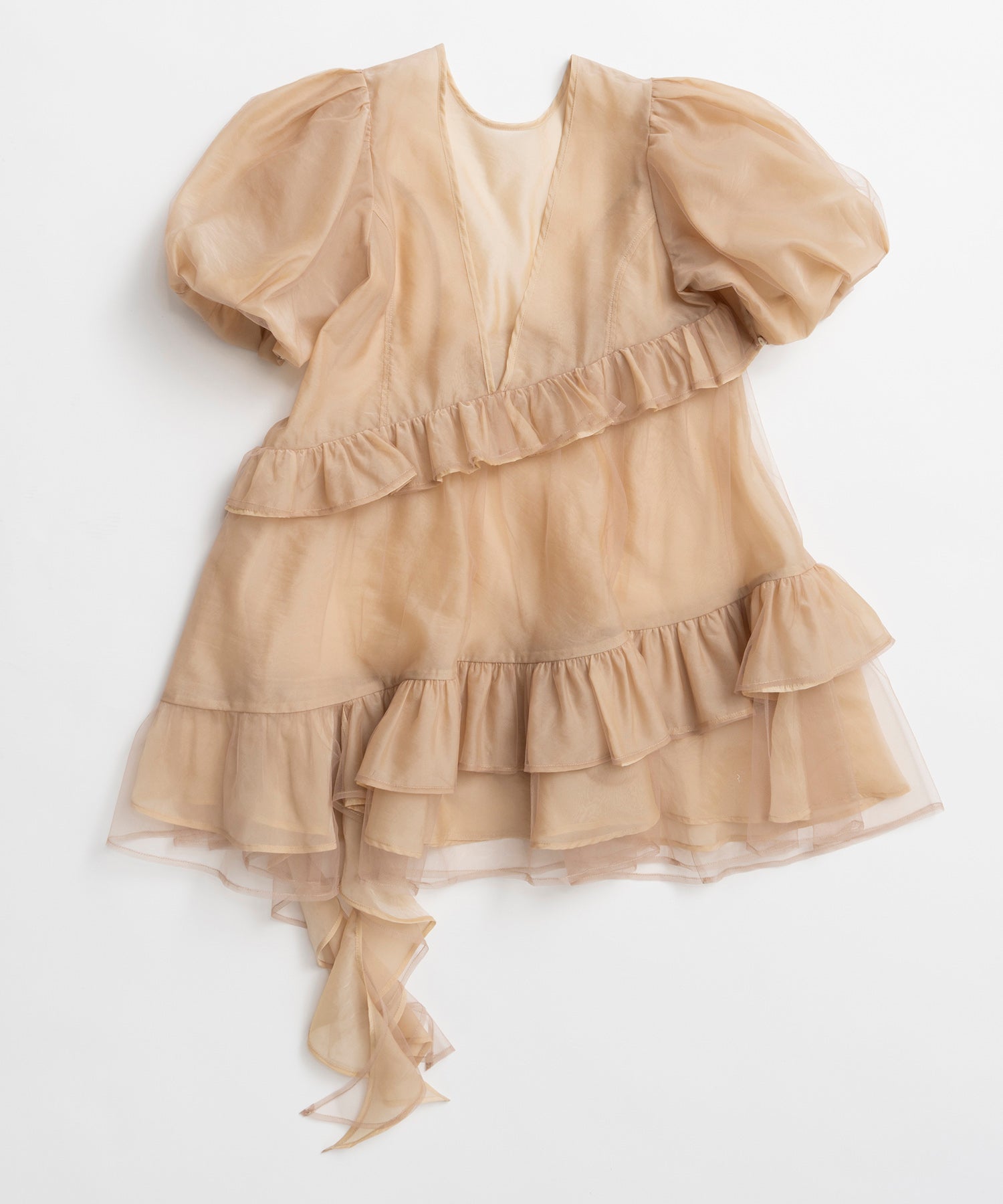 [2026Summer PRE-ORDER] Multi-fabric Sheer Tunic