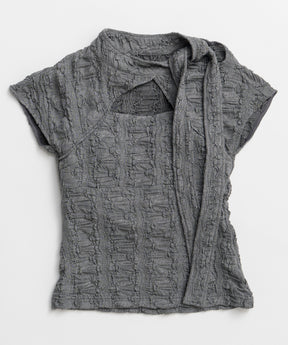 【2026Summer PRE-ORDER】out Bow Tie Bolero Layered Top