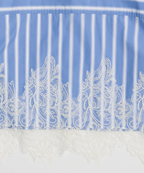 【26SPRING PRE-ORDER】Striped Lace Shirt