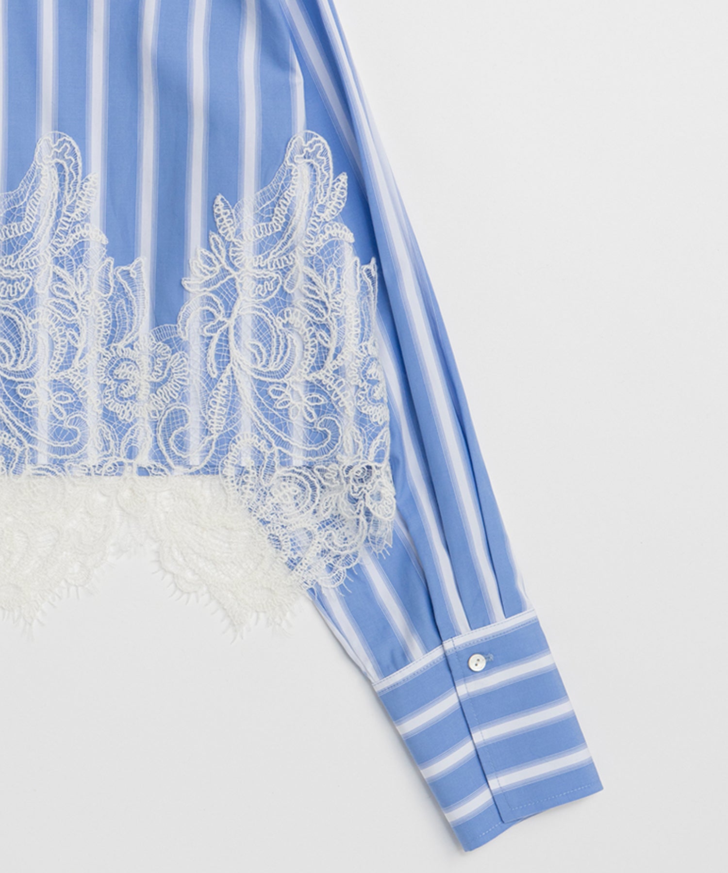 【26SPRING PRE-ORDER】Striped Lace Shirt