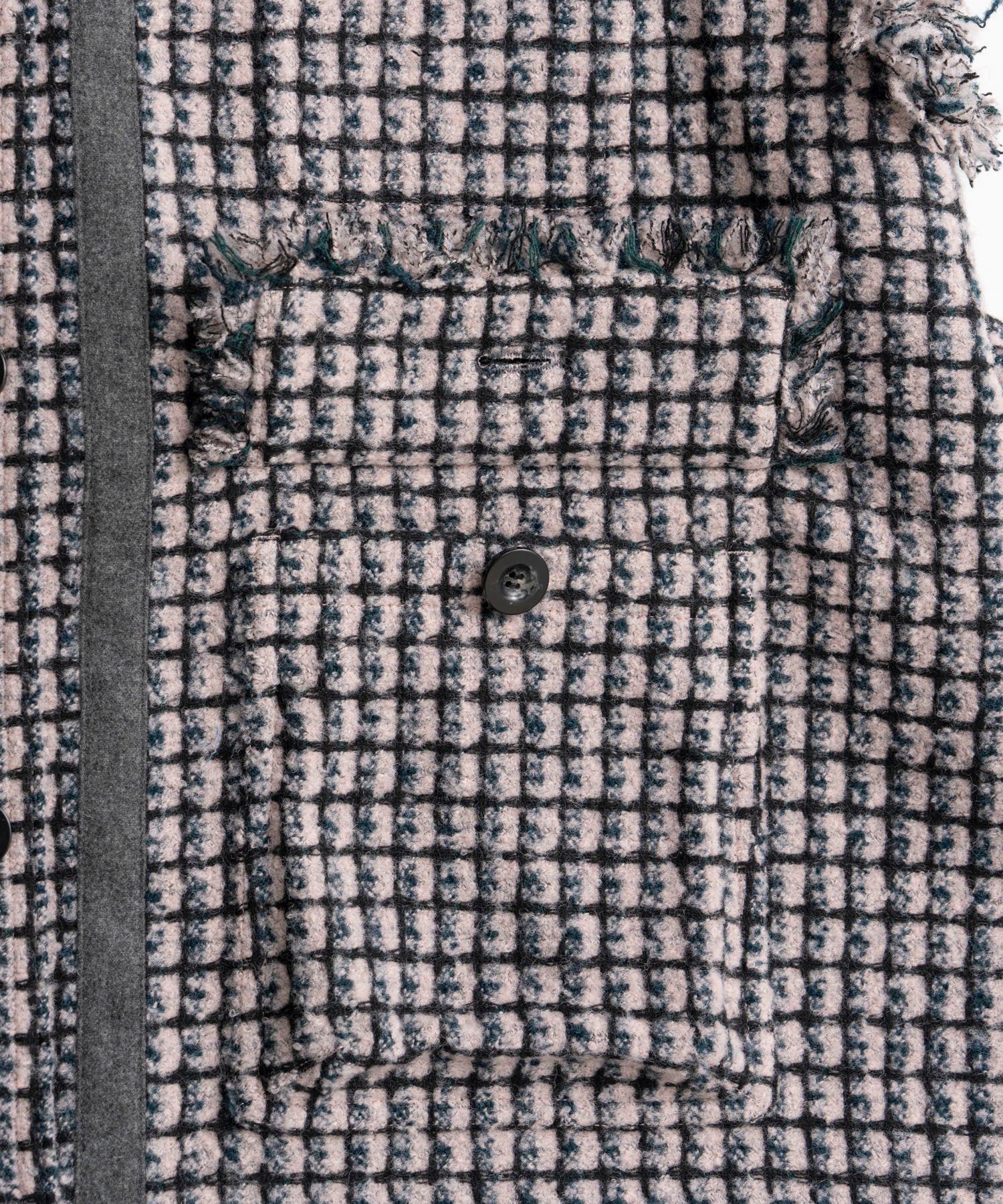 【26AUTUMN PRE-ORDER】Belted Tweed Oversized Vest