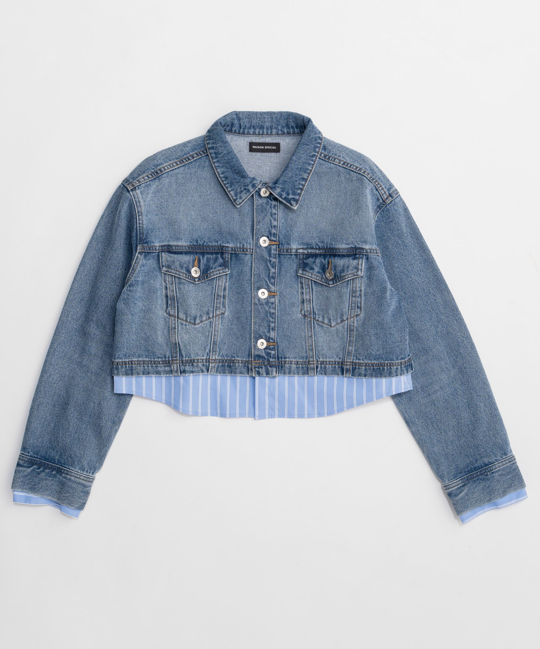 【26SPRING PRE-ORDER】2WAY Denim Short Jacket