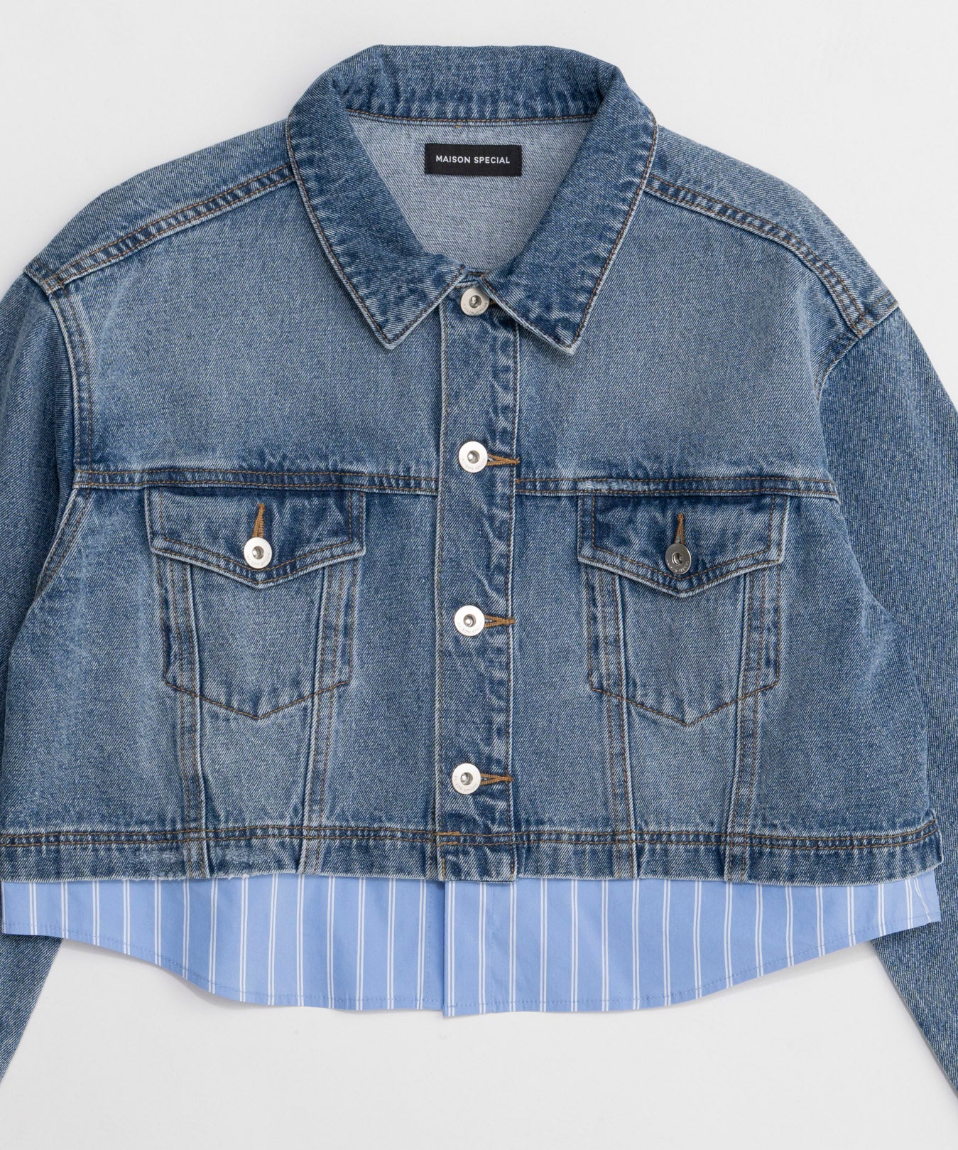 【26SPRING PRE-ORDER】2WAY Denim Short Jacket
