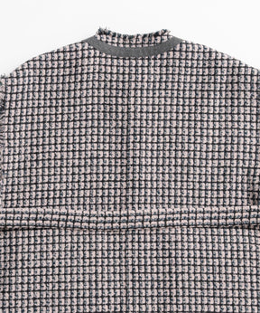 【26AUTUMN PRE-ORDER】Belted Tweed Oversized Vest