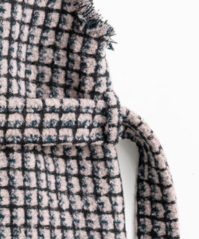 【26AUTUMN PRE-ORDER】Belted Tweed Oversized Vest