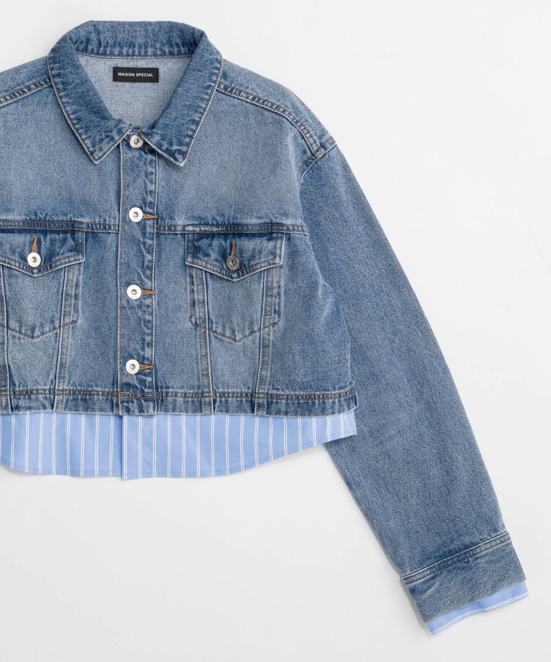 【26SPRING PRE-ORDER】2WAY Denim Short Jacket