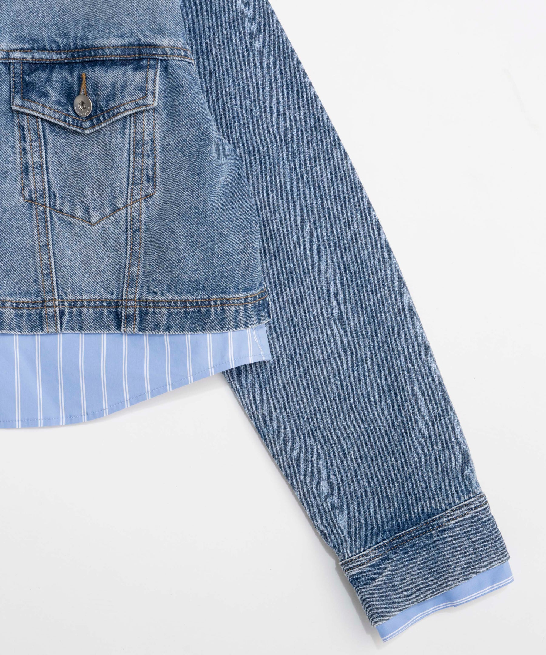 【26SPRING PRE-ORDER】2WAY Denim Short Jacket