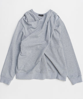 【26SPRING PRE-ORDER】Twist Cut-Off Sweat Top