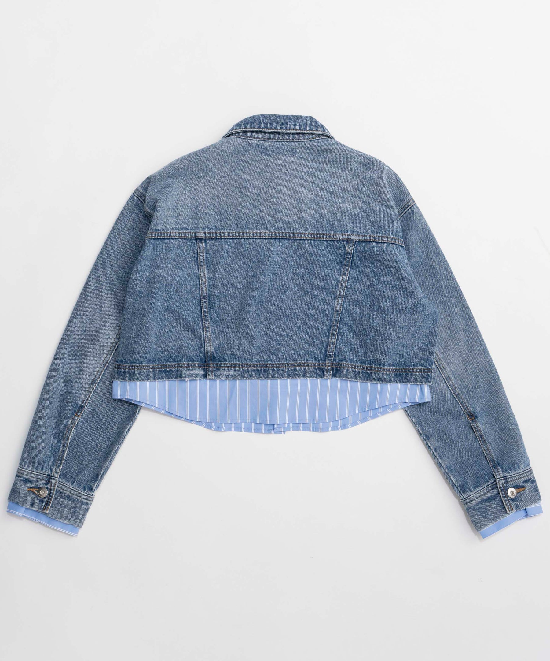 【26SPRING PRE-ORDER】2WAY Denim Short Jacket