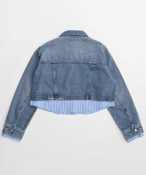 【26SPRING PRE-ORDER】2WAY Denim Short Jacket