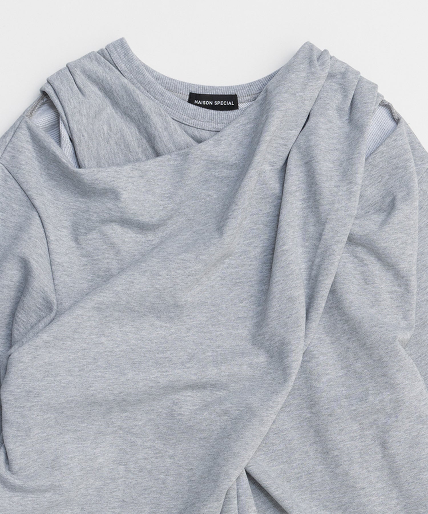 【26SPRING PRE-ORDER】Twist Cut-Off Sweat Top