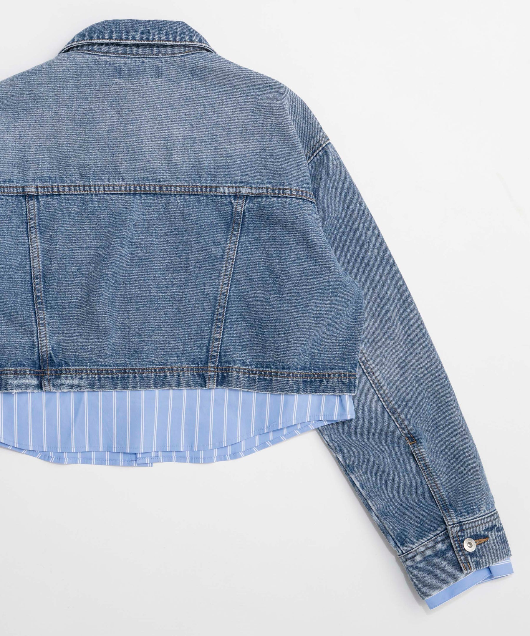 【26SPRING PRE-ORDER】2WAY Denim Short Jacket