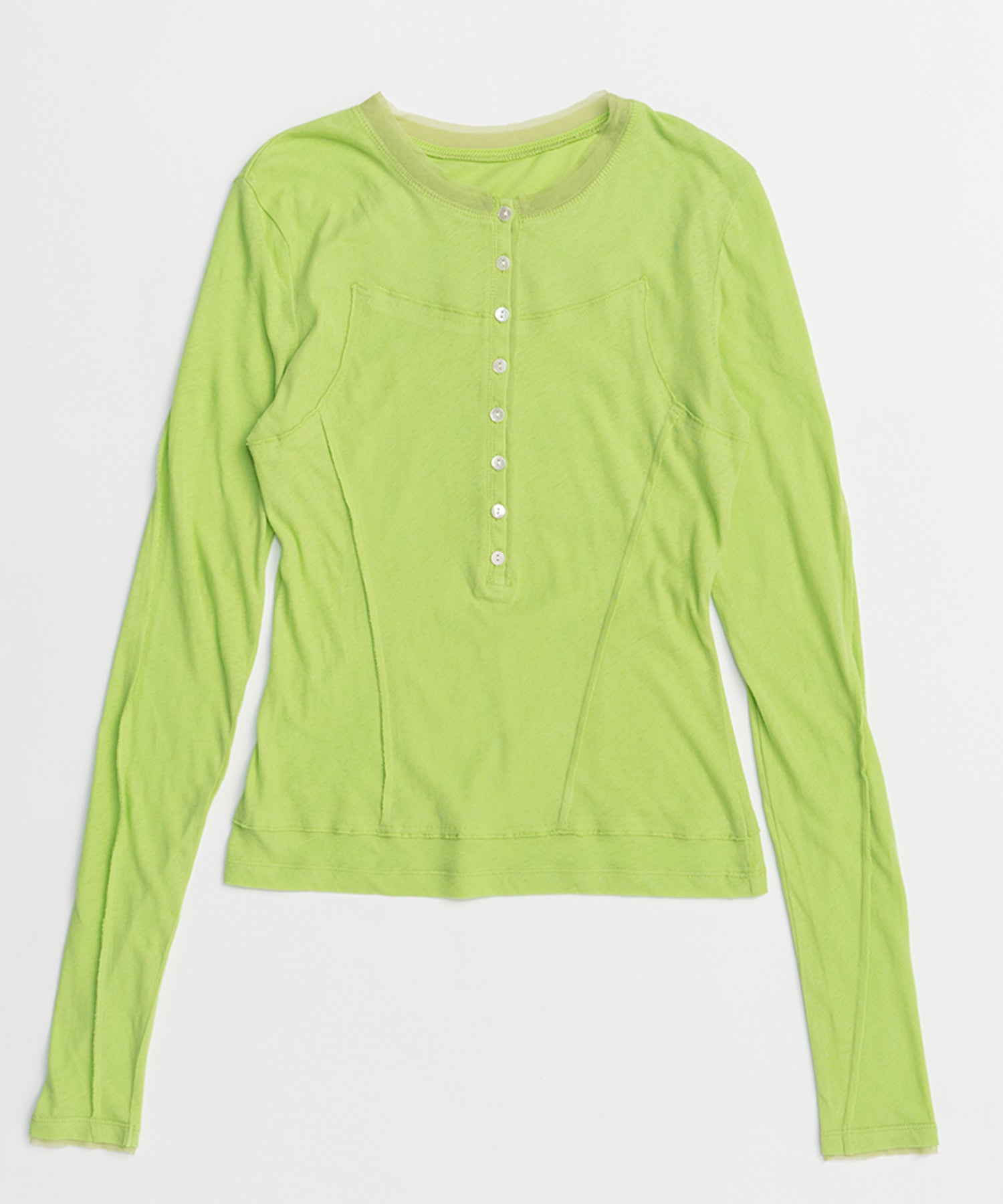 【26SPRING PRE-ORDER】Henley Neck Top