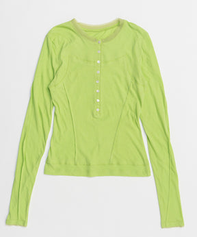【26SPRING PRE-ORDER】Henley Neck Top
