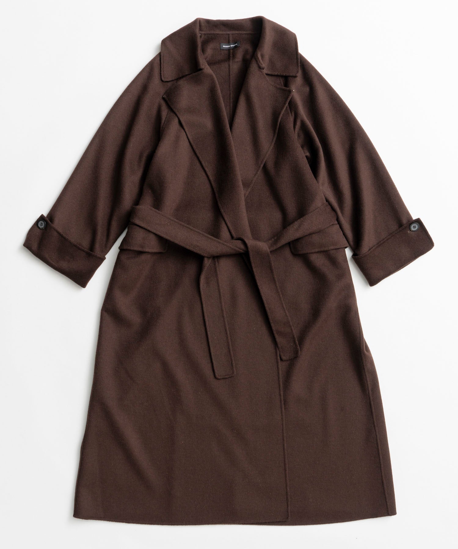 【26AUTUMN PRE-ORDER】Cashmere Blend Double-Face Gown Coat