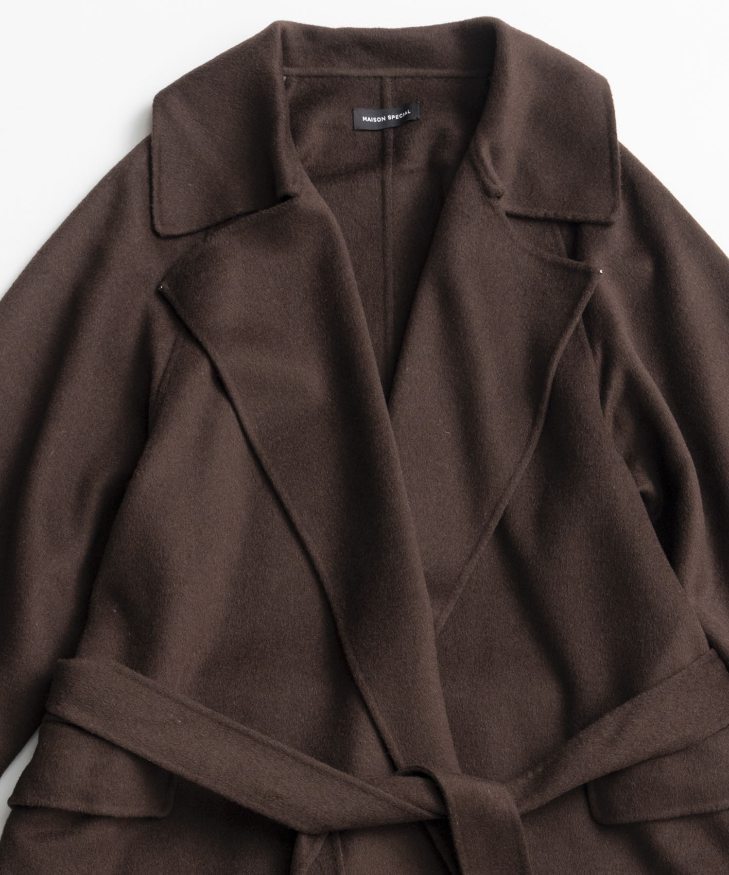 【26AUTUMN PRE-ORDER】Cashmere Blend Double-Face Gown Coat