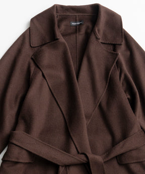 【26AUTUMN PRE-ORDER】Cashmere Blend Double-Face Gown Coat