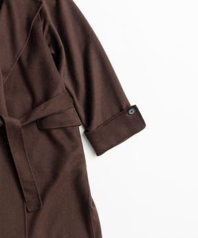 【26AUTUMN PRE-ORDER】Cashmere Blend Double-Face Gown Coat