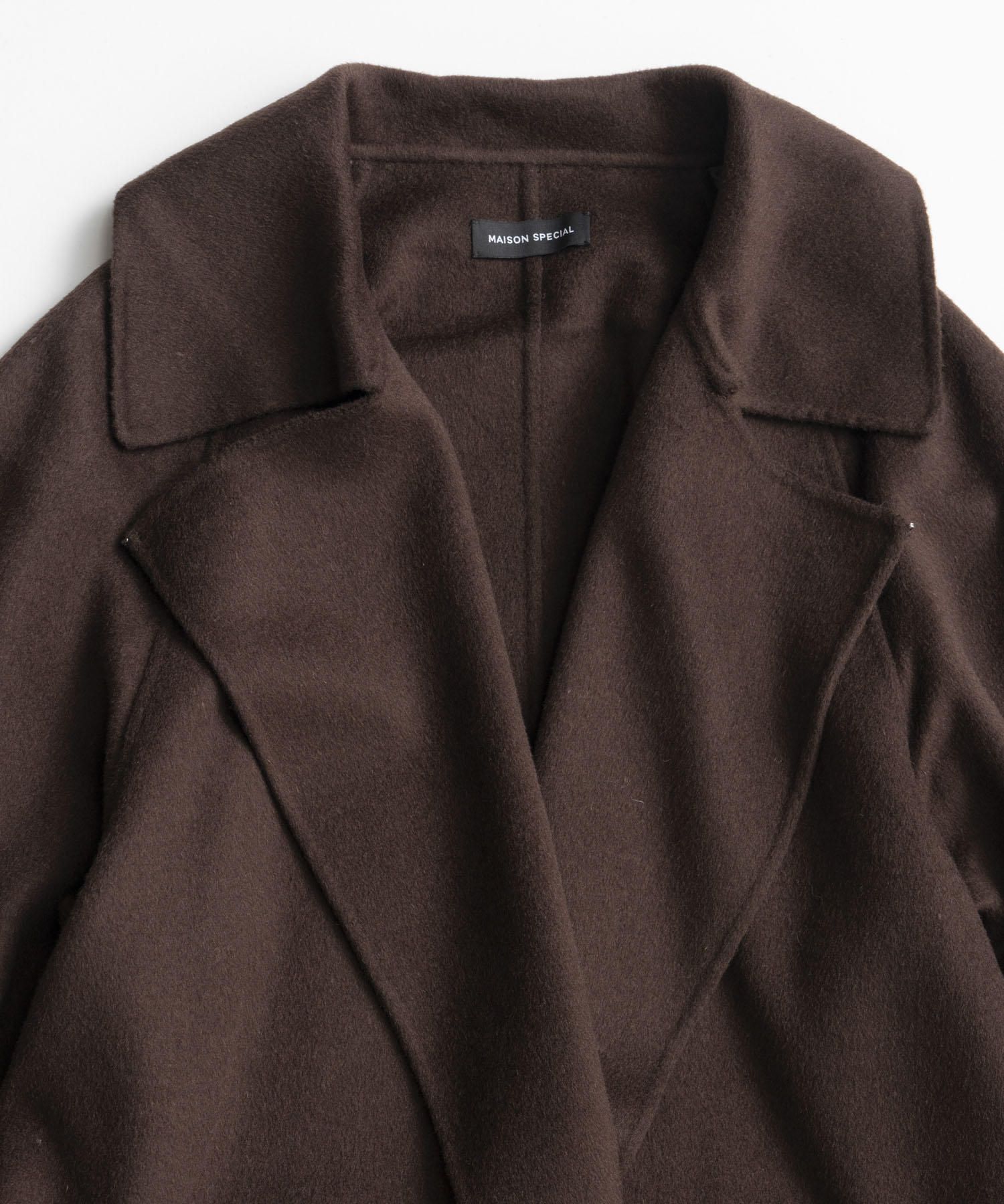 【26AUTUMN PRE-ORDER】Cashmere Blend Double-Face Gown Coat