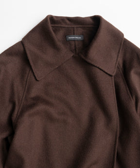 【26AUTUMN PRE-ORDER】Cashmere Blend Double-Face Gown Coat