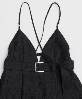 【26SPRING PRE-ORDER】Jacquard Camisole One-Piece