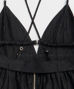 【26SPRING PRE-ORDER】Jacquard Camisole One-Piece