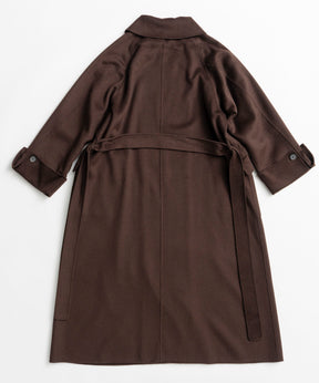 【26AUTUMN PRE-ORDER】Cashmere Blend Double-Face Gown Coat