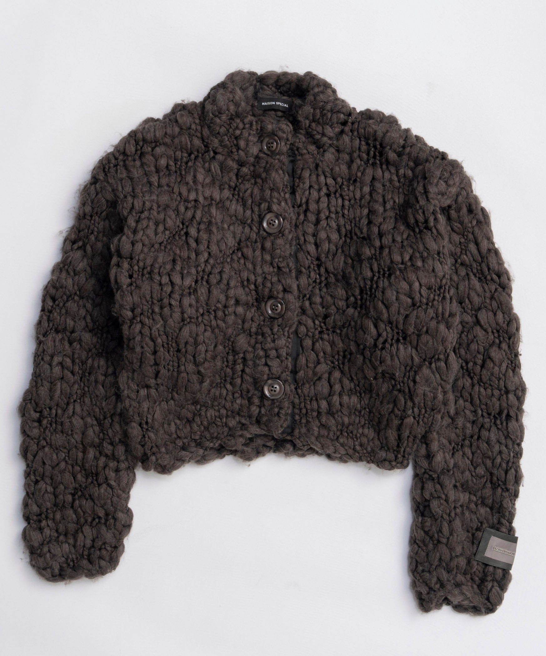25WINTER PRE-ORDER Hand Slub Knit Cardigan