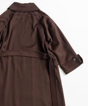 【26AUTUMN PRE-ORDER】Cashmere Blend Double-Face Gown Coat