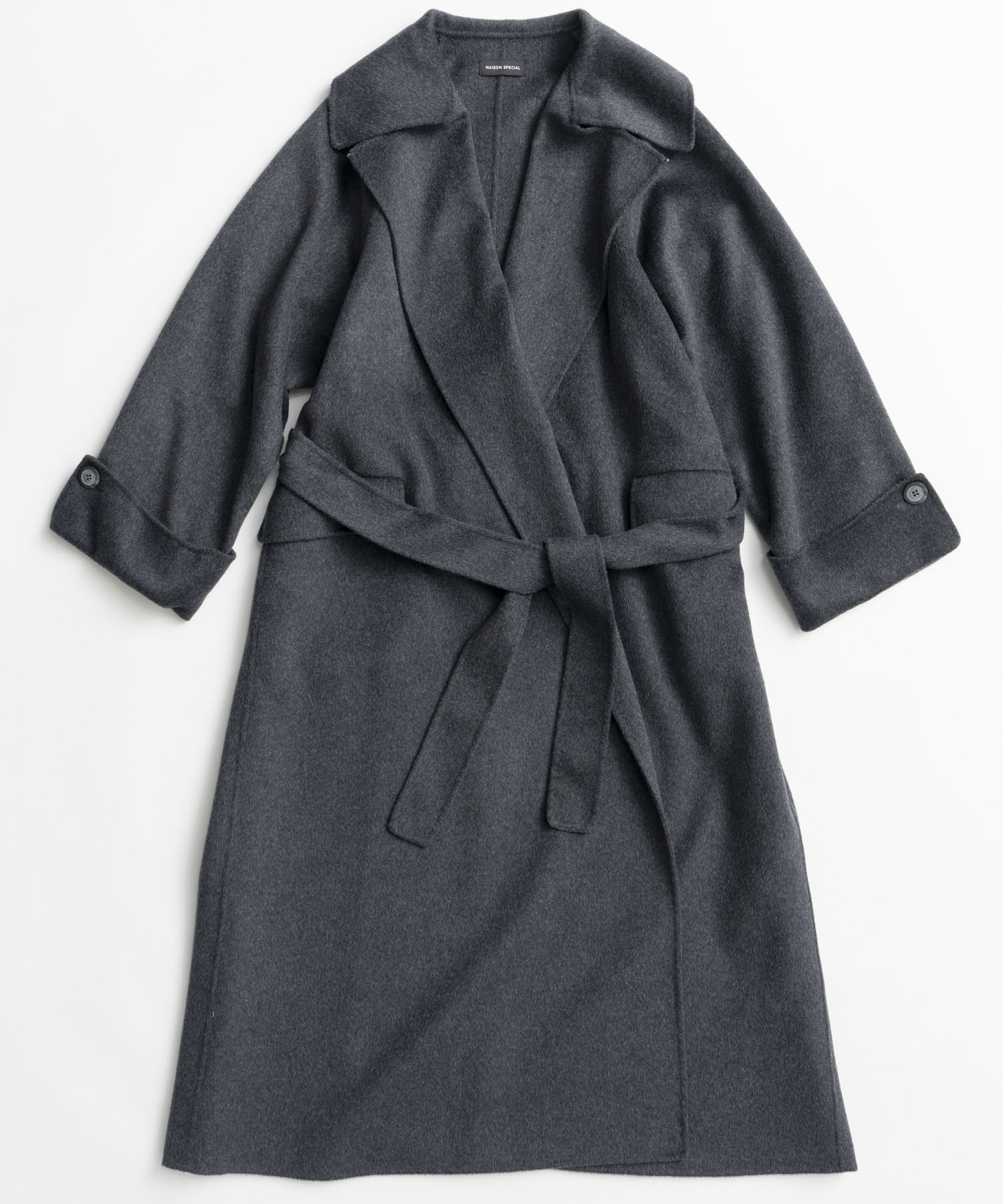 【26AUTUMN PRE-ORDER】Cashmere Blend Double-Face Gown Coat
