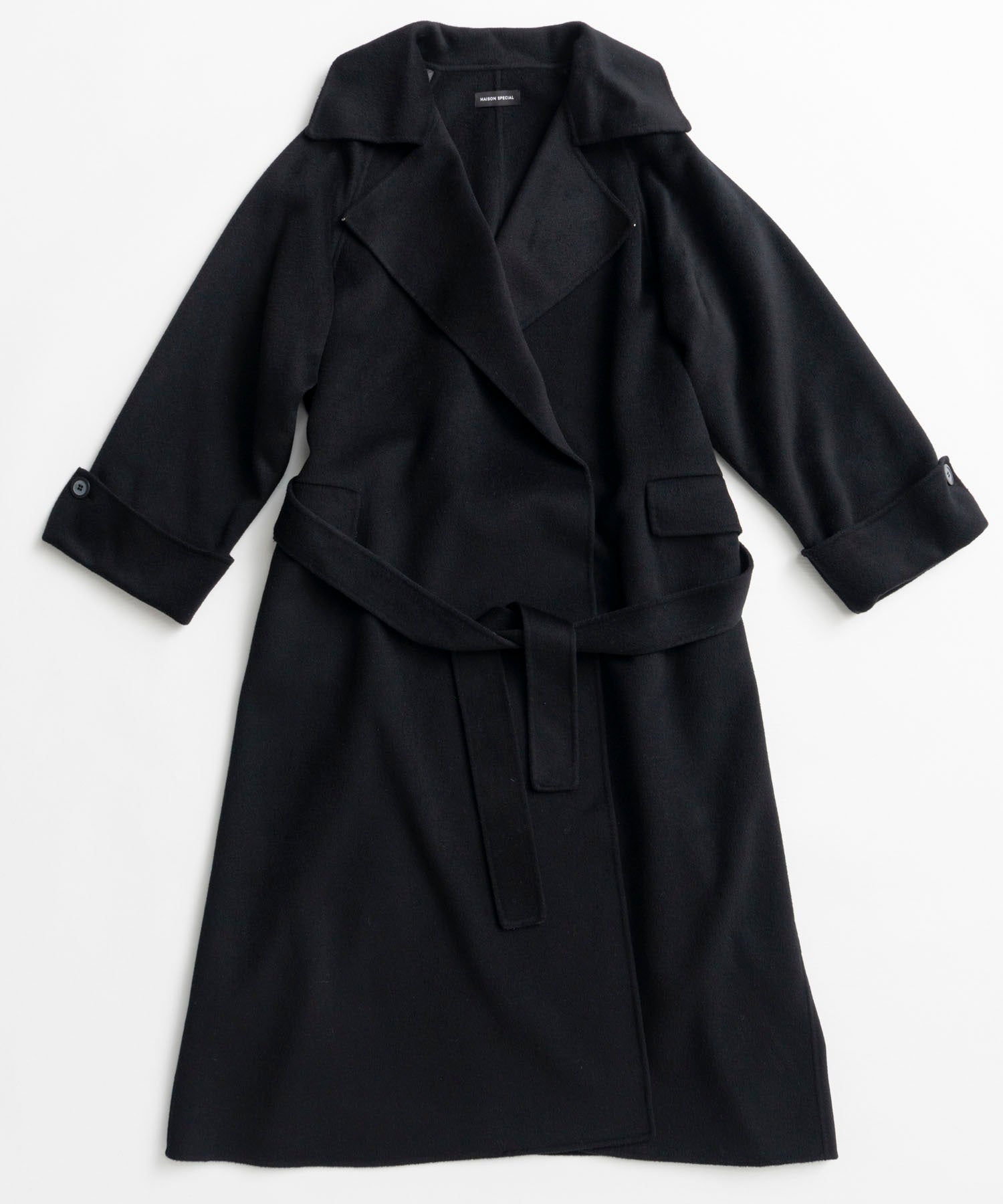 【26AUTUMN PRE-ORDER】Cashmere Blend Double-Face Gown Coat