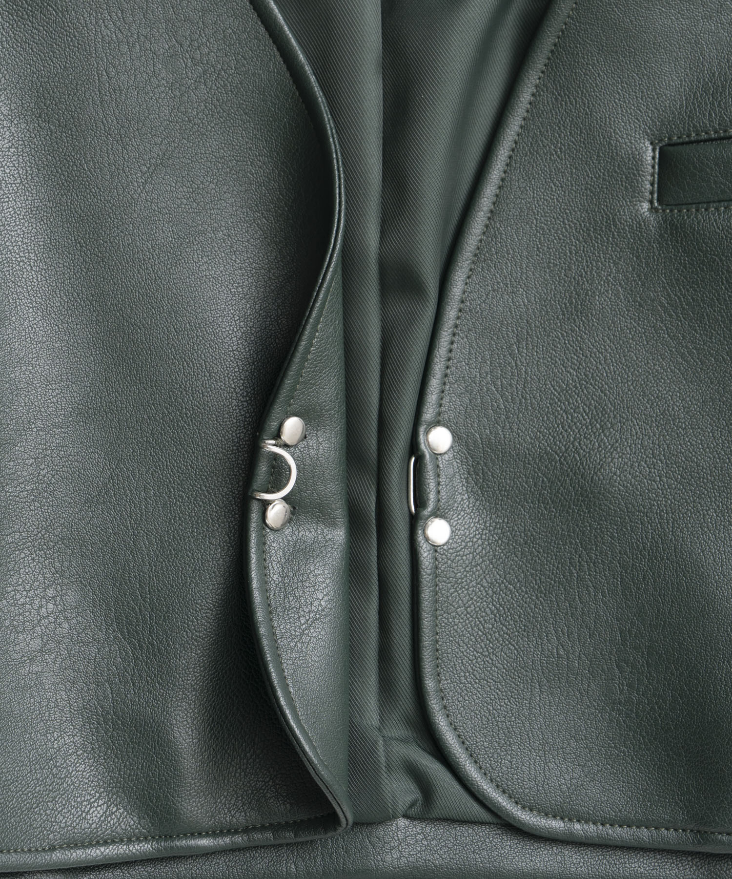 【26AUTUMN PRE-ORDER】Vegan Leather Short Jacket