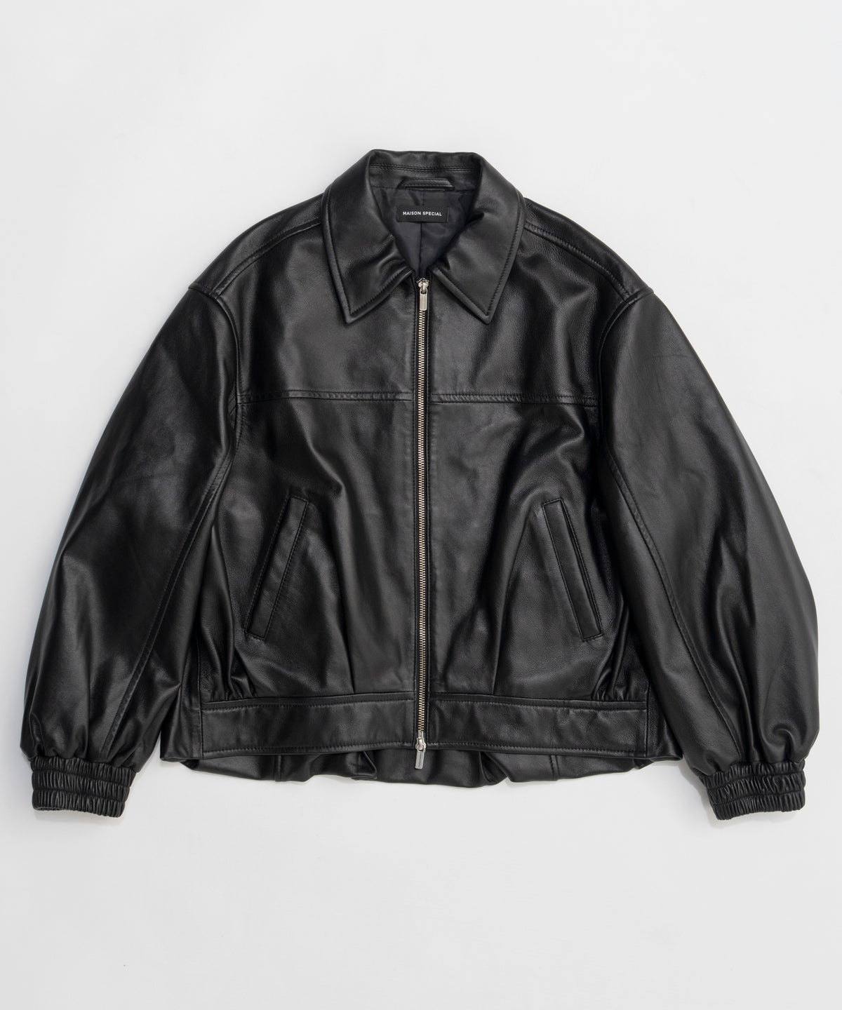 【26SPRING PRE-ORDER】Voluminous Leather Blouson