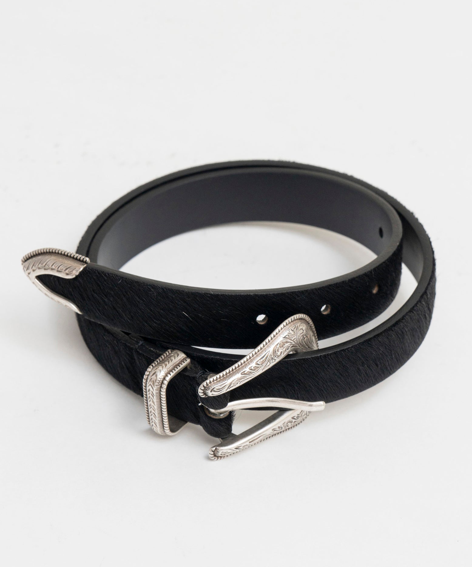 【Wrangler】HAIR ON HIDE BELT