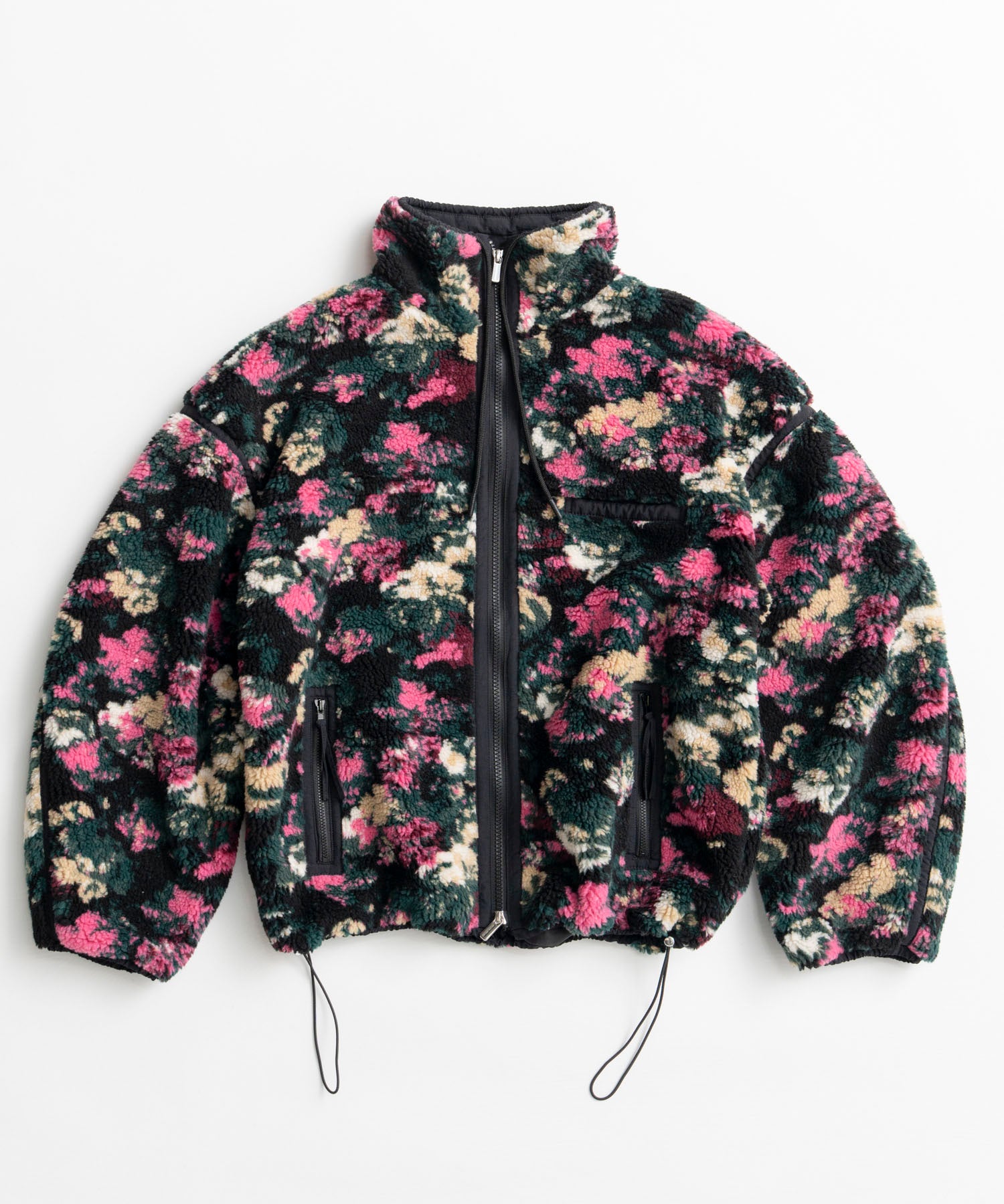【26AUTUMN PRE-ORDER】Multi-Fabric Boa Blouson