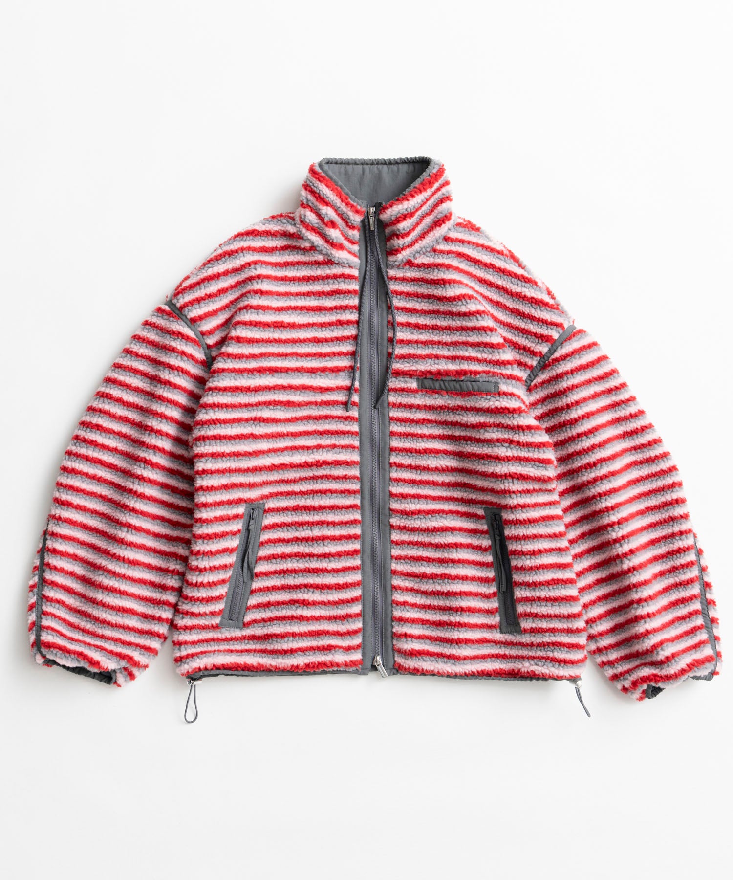 【26AUTUMN PRE-ORDER】Multi-Fabric Boa Blouson
