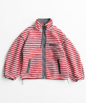 【26AUTUMN PRE-ORDER】Multi-Fabric Boa Blouson