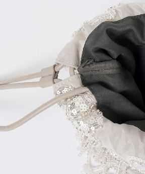 Multi Fabric Drawstring Bag