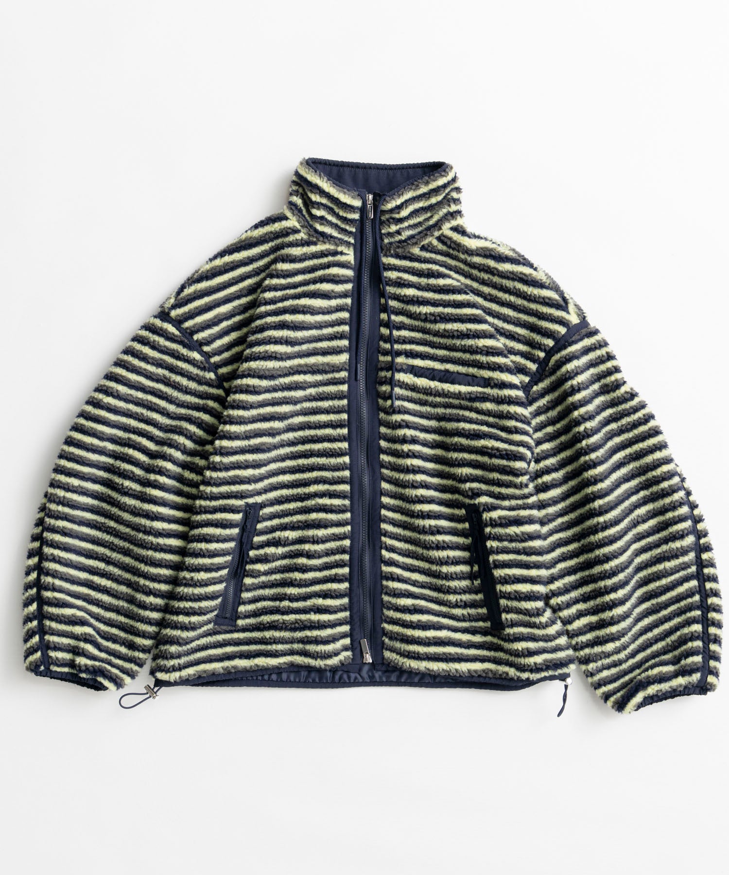 【26AUTUMN PRE-ORDER】Multi-Fabric Boa Blouson