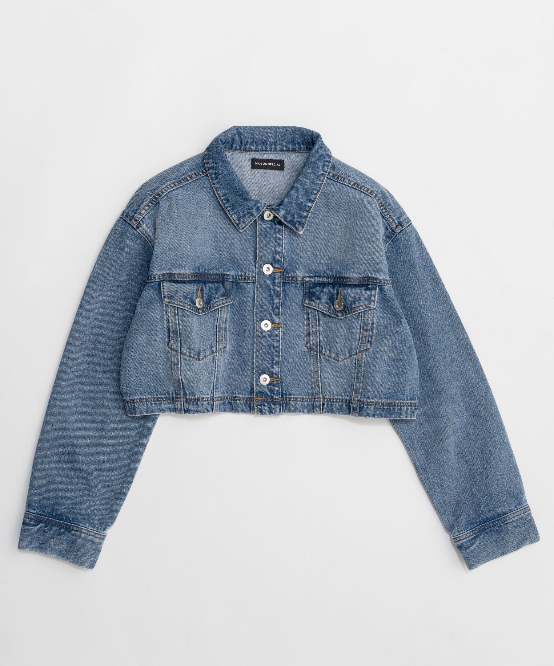 【26SPRING PRE-ORDER】2WAY Denim Short Jacket