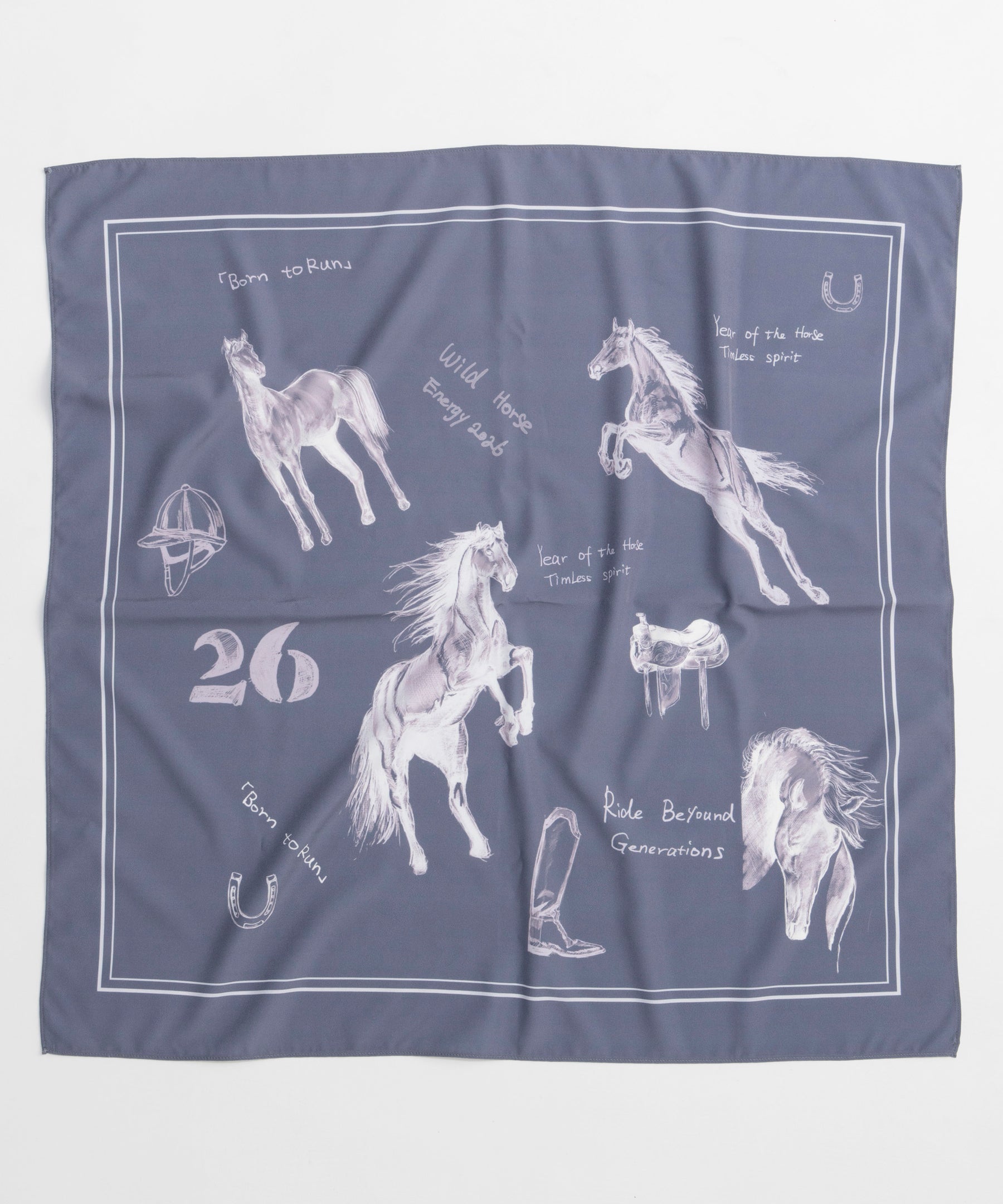 【2026Horse Collection】Horse Print Scarf